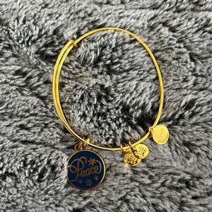 Alex and Ani peace bracelet